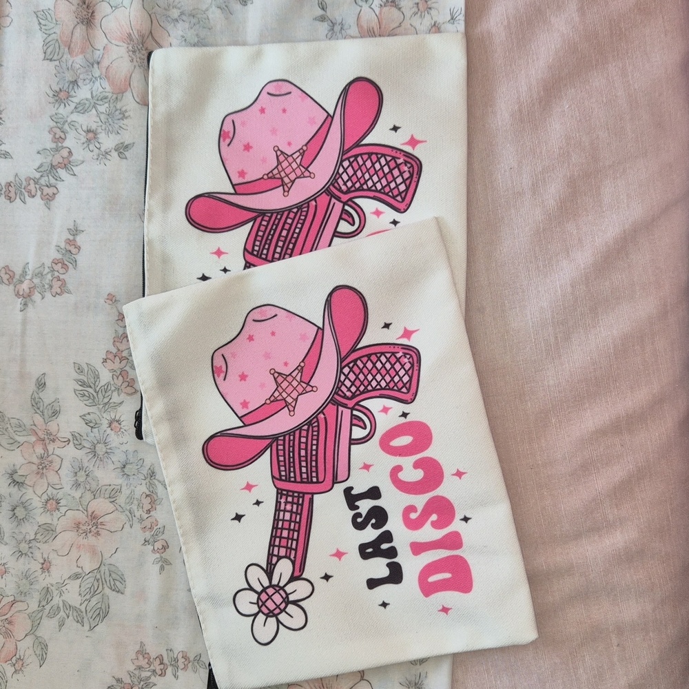 Disco Western Makeup Bags